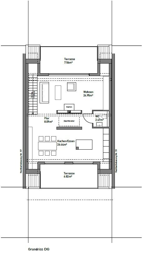 Böcker Wohnimmobilien - Immobilienangebot - Düsseldorf / Düsseltal - Alle - Penthouse-Maisonette-Wohntraum mit 2 Terrassen und 1 Loggia
