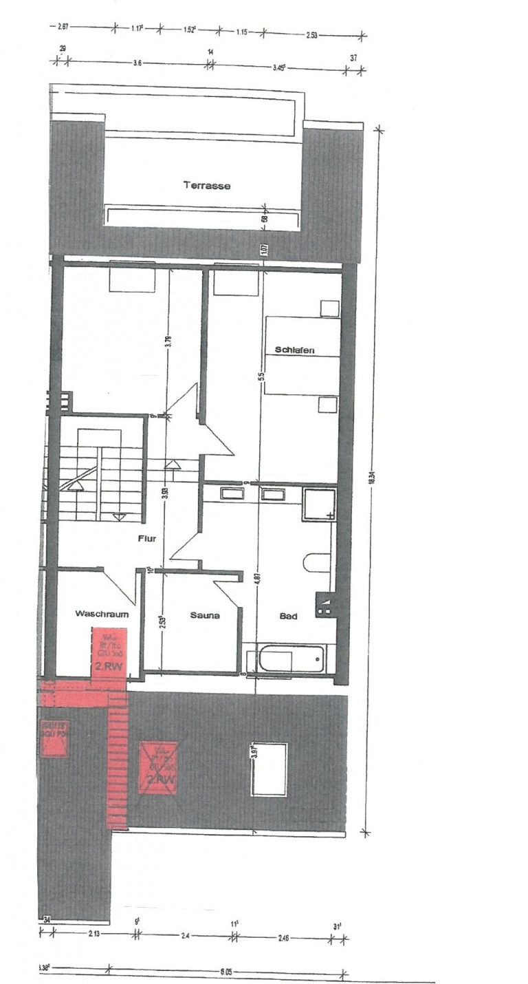 Böcker Wohnimmobilien - Immobilienangebot - Düsseldorf / Wittlaer - Alle - 1. Rheinlage: Lichtdurchflutete Luxus-Maisonette -  4 Zimmer + Studio - Sauna - Traum Panoramablick