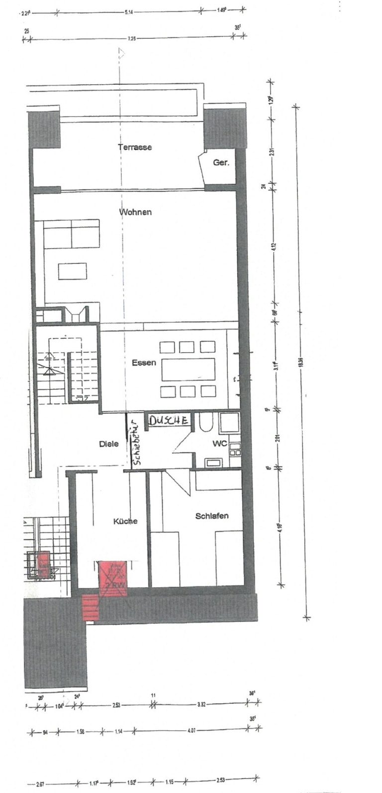 Böcker Wohnimmobilien - Immobilienangebot - Düsseldorf / Wittlaer - Alle - 1. Rheinlage: Lichtdurchflutete Luxus-Maisonette -  4 Zimmer + Studio - Sauna - Traum Panoramablick