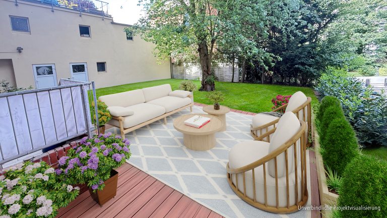 Böcker Wohnimmobilien - Immobilienangebot - Düsseldorf / Oberkassel - Alle - Freundliche ETW mit eigenem Garten und Einzelgarage