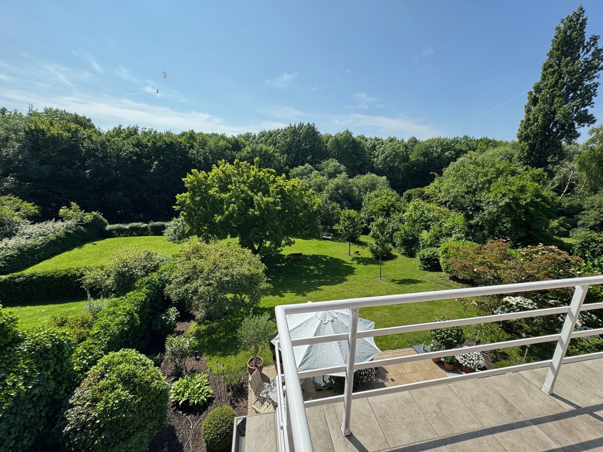 Böcker Wohnimmobilien - Immobilienangebot - Düsseldorf / Kaiserswerth - Alle - Exklusive Familienvilla mit Terrassen-Oase und Weitblick in den Rheinauen von Kaiserswerth