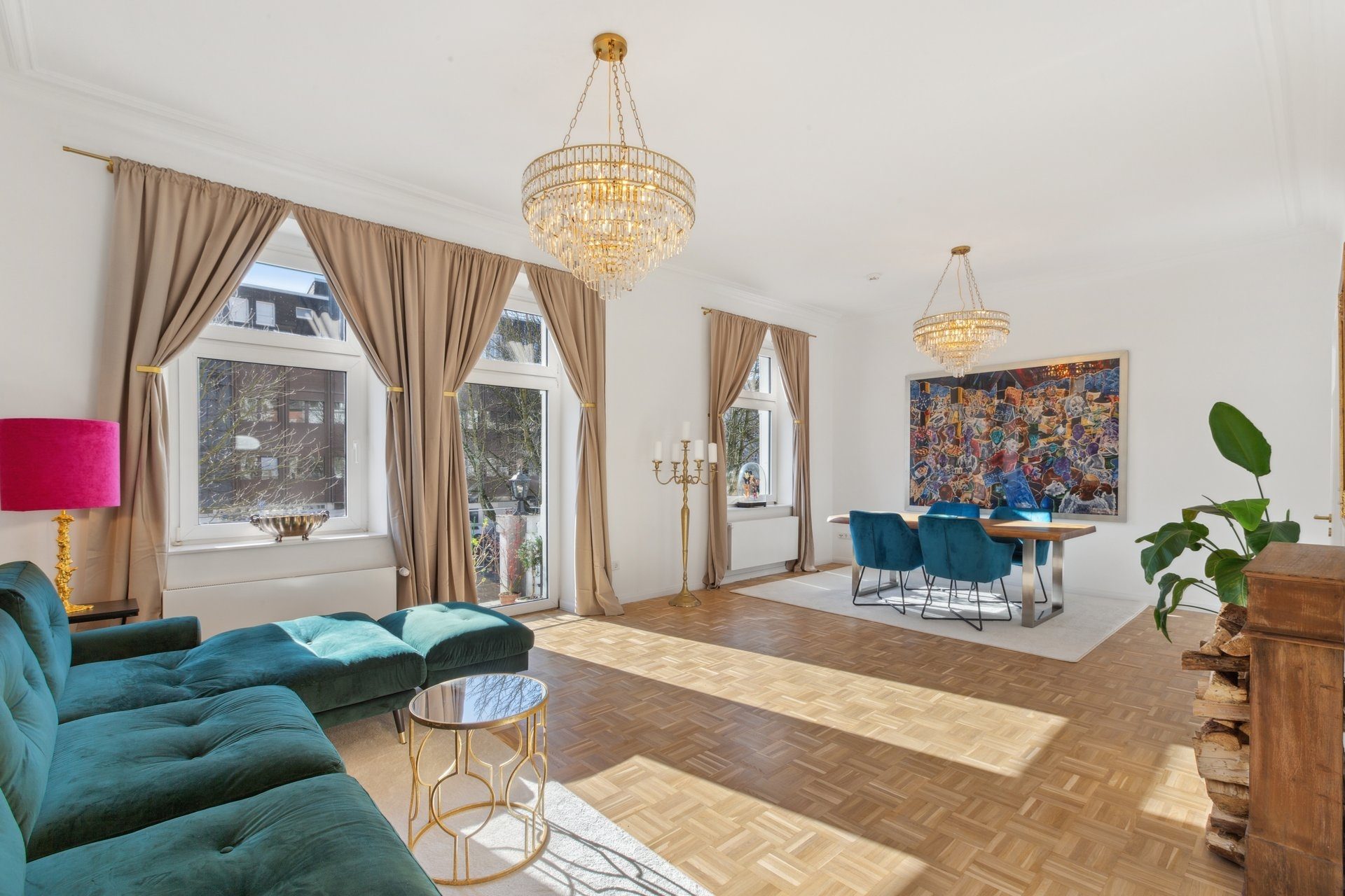 Böcker Wohnimmobilien - Immobilienangebot - Düsseldorf / Eller - Alle - Belle-Etage im Jugendstil-Domizil