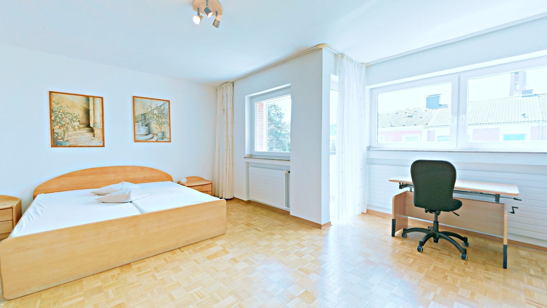 Böcker Wohnimmobilien - Immobilienangebot - Düsseldorf / Lörick - Alle - Möbliertes Reihenmittelhaus in schöner Lage - besonders familienfreundlich