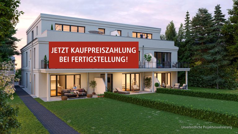 Böcker Wohnimmobilien - Immobilienangebot - Mülheim an der Ruhr / Speldorf - Alle - Neubau-Erdgeschoss-Wohnung mit Garten und zwei Terrassen