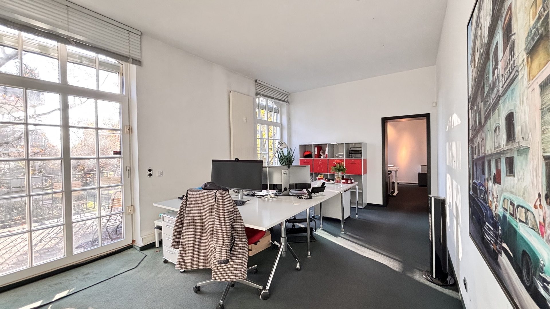 Böcker Wohnimmobilien - Immobilienangebot - Düsseldorf / Kaiserswerth - Alle - Exklusives Erdgeschossbüro in bester Lage in einem repräsentativen Anwesen