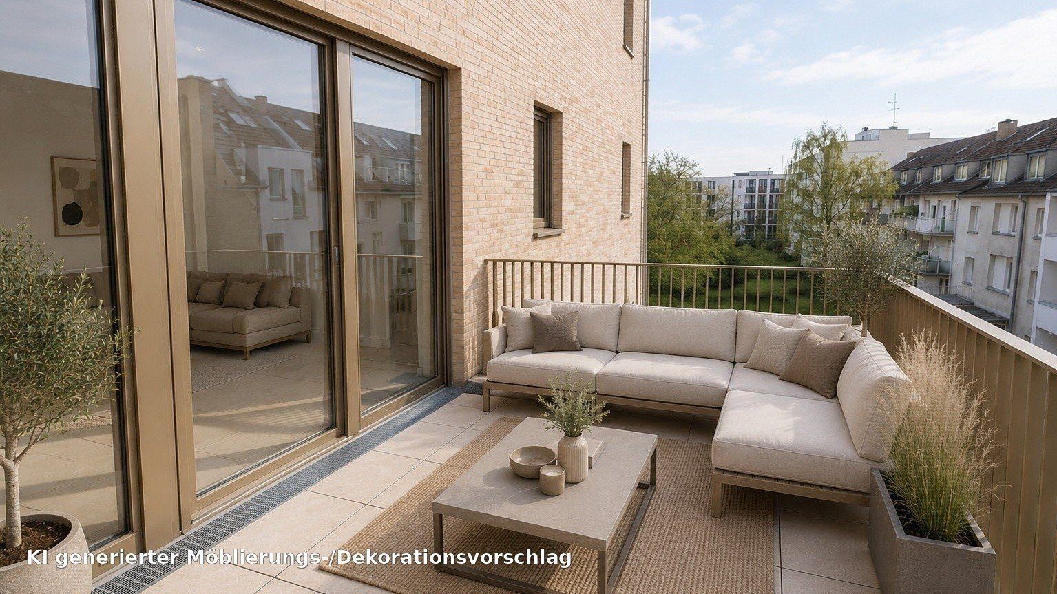 Böcker Wohnimmobilien - Immobilienangebot - Düsseldorf / Oberkassel - Alle - Moderne 4-Raum-Wohnung mit Südwest-Balkon