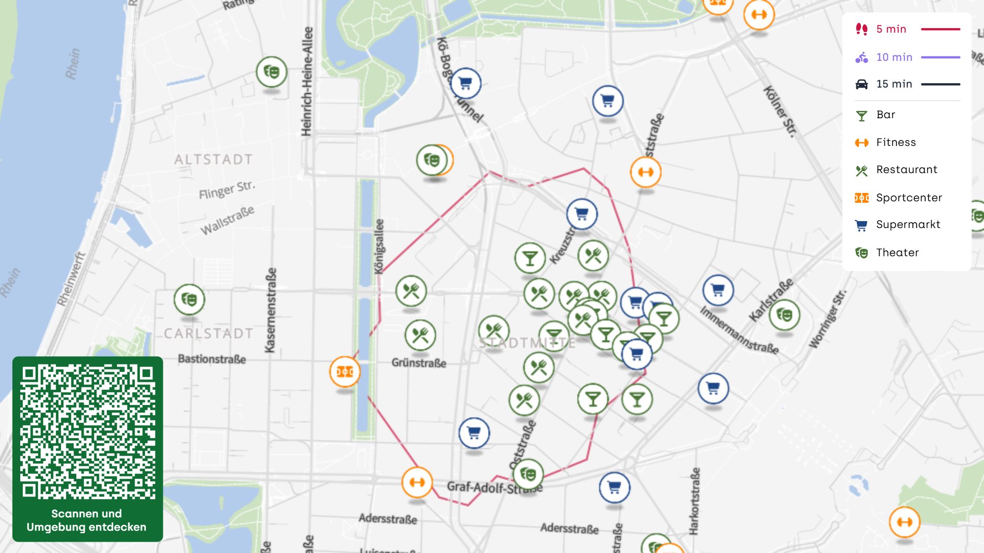 Böcker Wohnimmobilien - Immobilienangebot - Düsseldorf - Alle - Charmante 3-Zimmer-Wohnung mitten im Herzen der Stadt