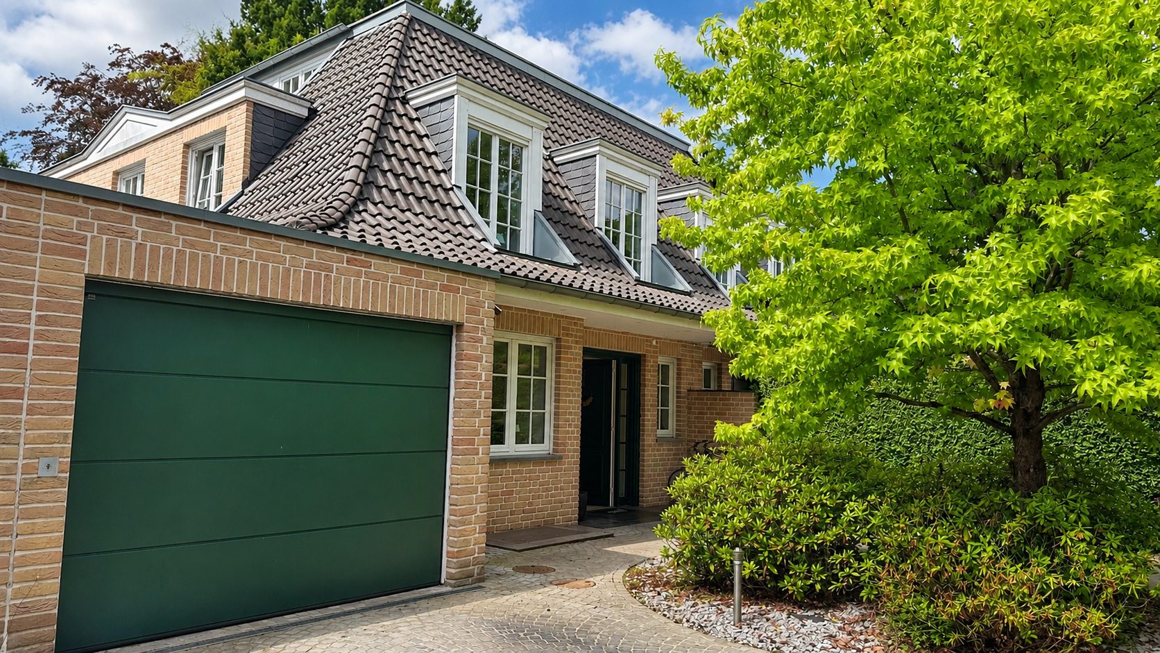Böcker Wohnimmobilien - Immobilienangebot - Düsseldorf / Wittlaer - Alle - Repräsentatives Familiendomizil mit 7 Zi., EBK, 2 Bäder, Kamin u. Garten.