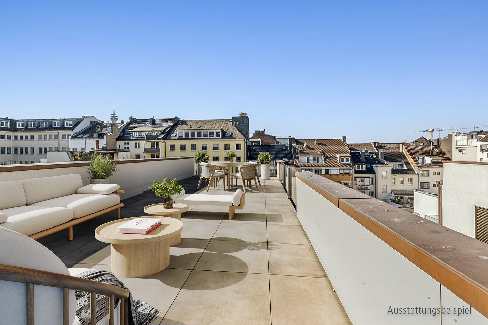 Böcker Wohnimmobilien - Immobilienangebot - Düsseldorf / Carlstadt - Alle - Neubau-Erstbezug mit 68 m² Hofterrasse