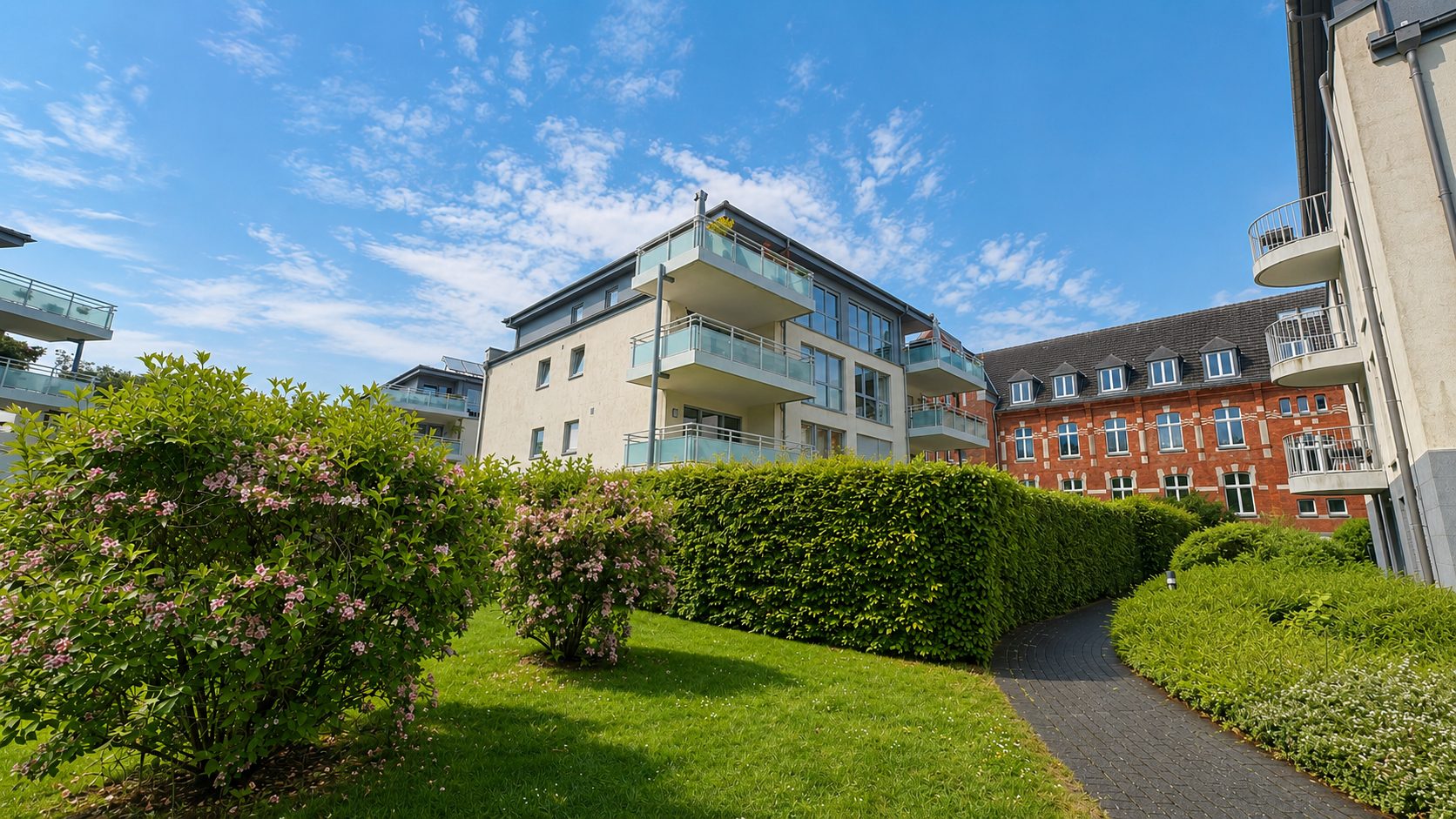 Böcker Wohnimmobilien - Immobilienangebot - Düsseldorf / Alt-Einbrungen - Alle - Großzügige und moderne 3 Zi.-Whg. mit sonnigem Balkon.