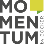 Logo für die MOMENTUM by Böcker Eventreihe.