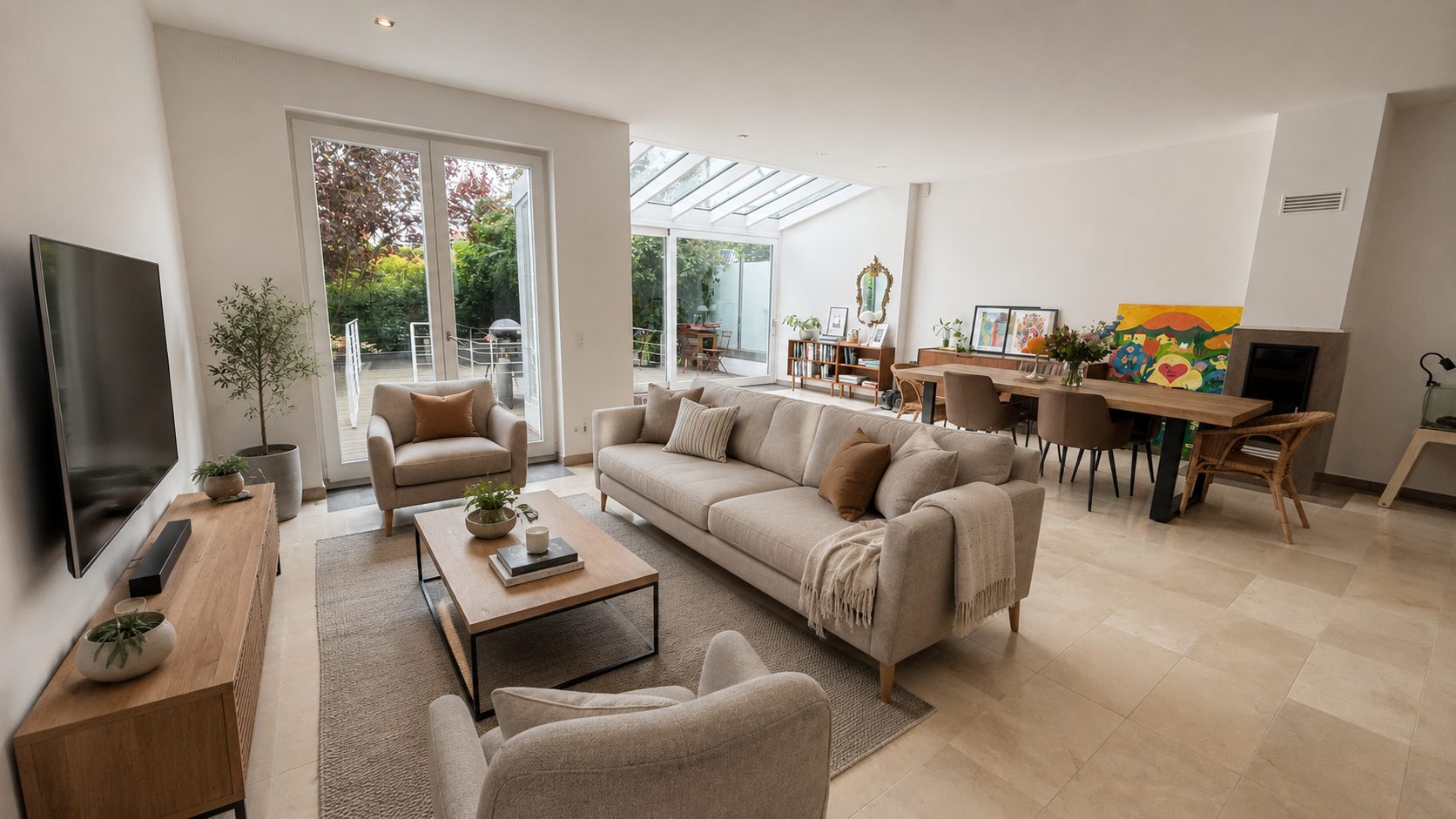 Böcker Wohnimmobilien - Immobilienangebot - Düsseldorf / Lohausen - Alle - Attraktives RMH – Top-Ausstattung, nahe ISD & 300 m zum Rhein