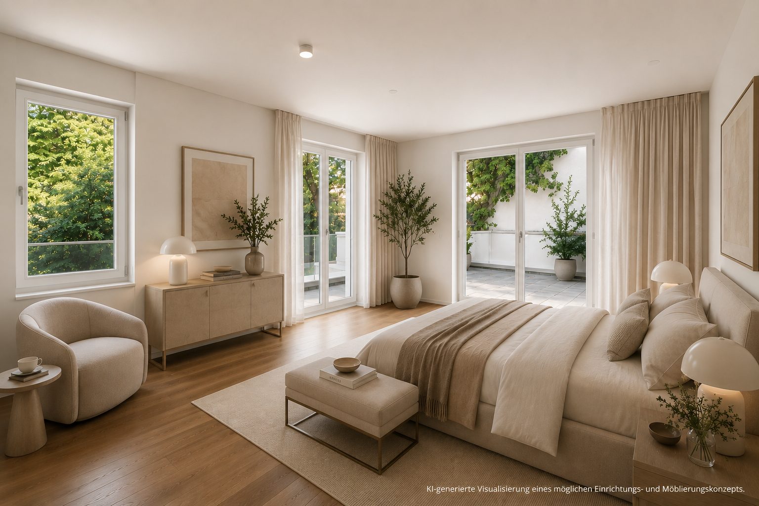 Böcker Wohnimmobilien - Immobilienangebot - Düsseldorf-Pempelfort - Alle - Ca. 216 m² Wohnkultur mit direktem Blick ins Grüne