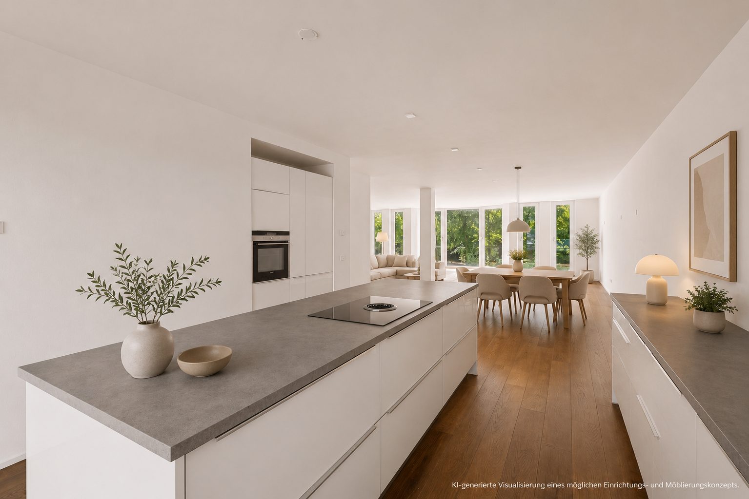Böcker Wohnimmobilien - Immobilienangebot - Düsseldorf-Pempelfort - Alle - Ca. 216 m² Wohnkultur mit direktem Blick ins Grüne