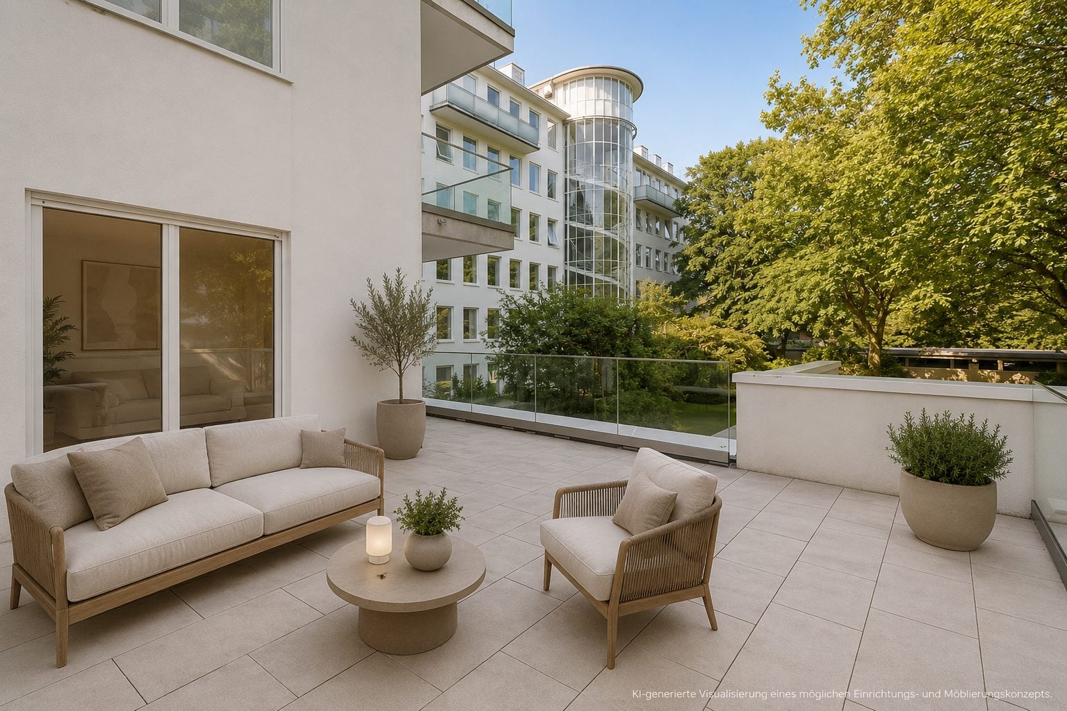 Böcker Wohnimmobilien - Immobilienangebot - Düsseldorf-Pempelfort - Alle - Ca. 216 m² Wohnkultur mit direktem Blick ins Grüne