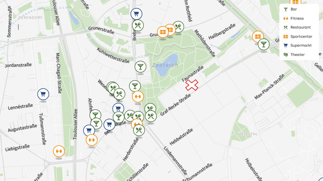 Böcker Wohnimmobilien - Immobilienangebot - Düsseldorf / Düsseltal - Alle - Stilvolle 3 Zimmerwohnung mit gelungenem Grundriss