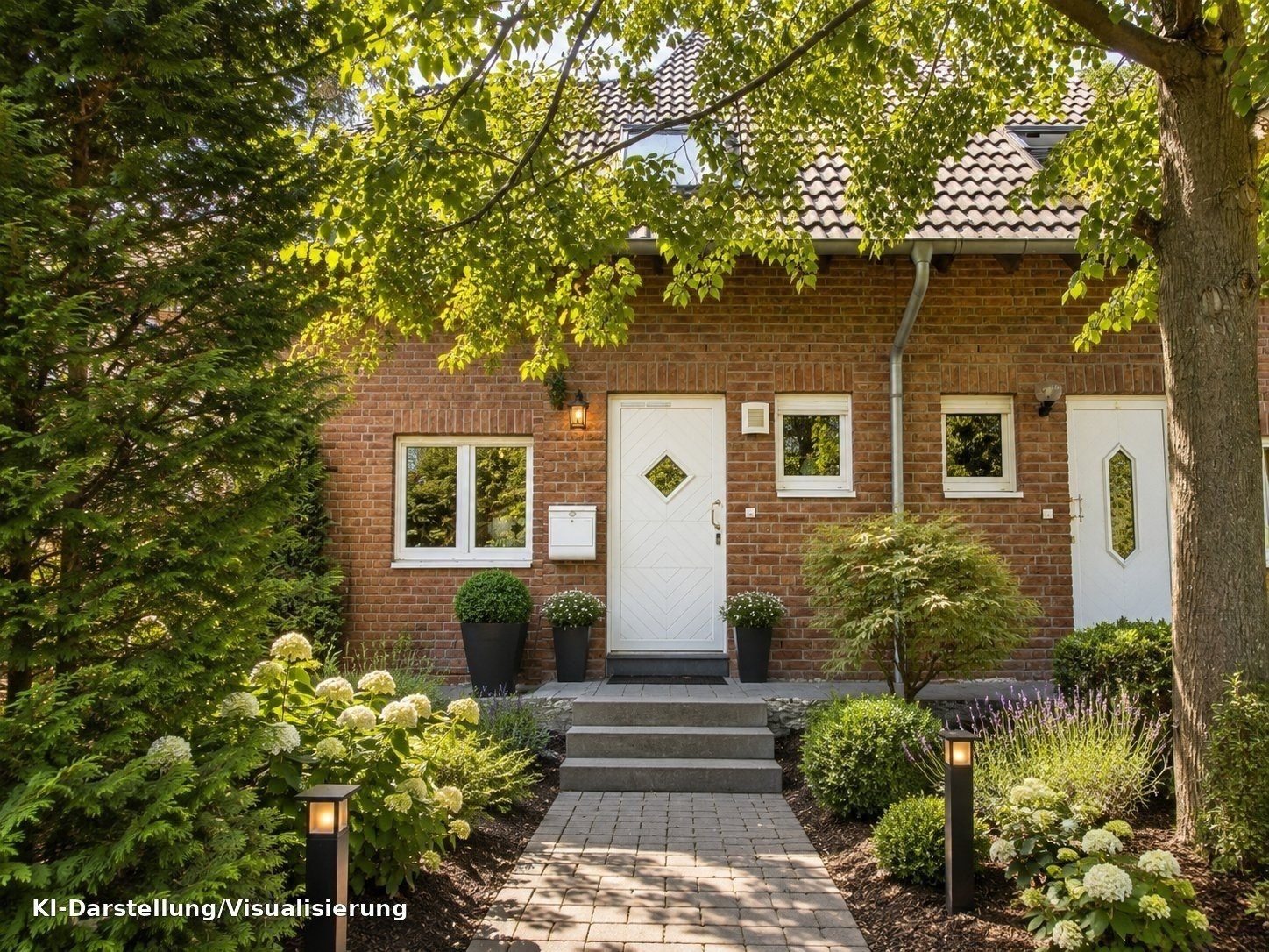 Böcker Wohnimmobilien - Immobilienangebot - Düsseldorf - Alle - Familienfreundliches Reihenhaus mit sonnigem Garten und ganzjährigem Grünblick