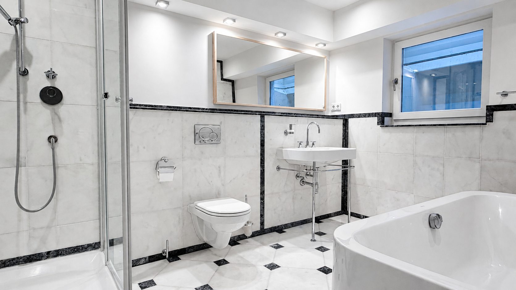 Böcker Wohnimmobilien - Immobilienangebot - Düsseldorf / Lohausen - Alle - Exklusive Doppelhaushälfte in Lohausen – hochwertige Ausstattung und außergewöhnlicher Komfort
