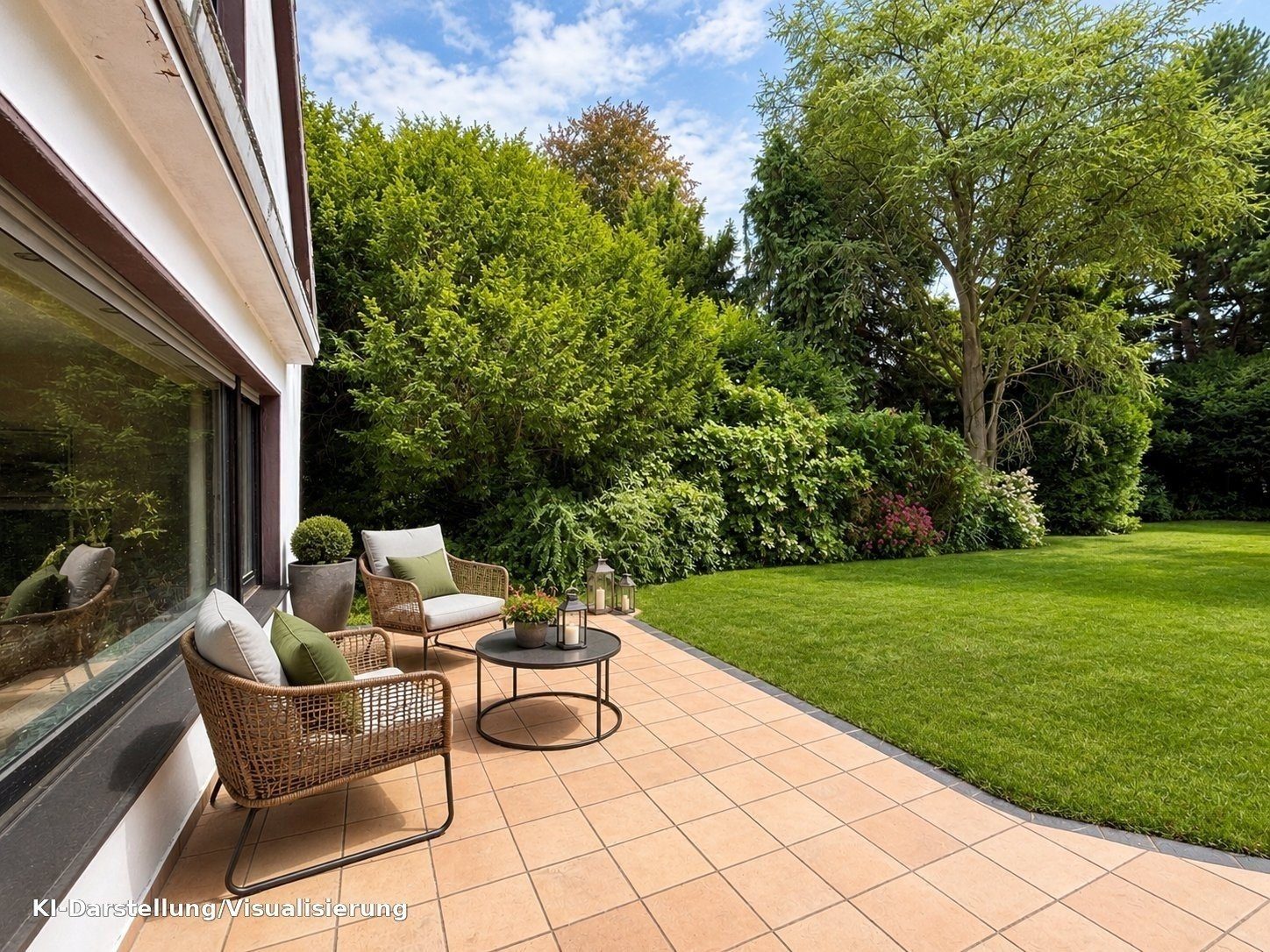 Böcker Wohnimmobilien - Immobilienangebot - Düsseldorf / Wittlaer - Alle - Freistehendes Einfamilienhaus mit großem Grundstück – Kernsanierung oder Neubau möglich
