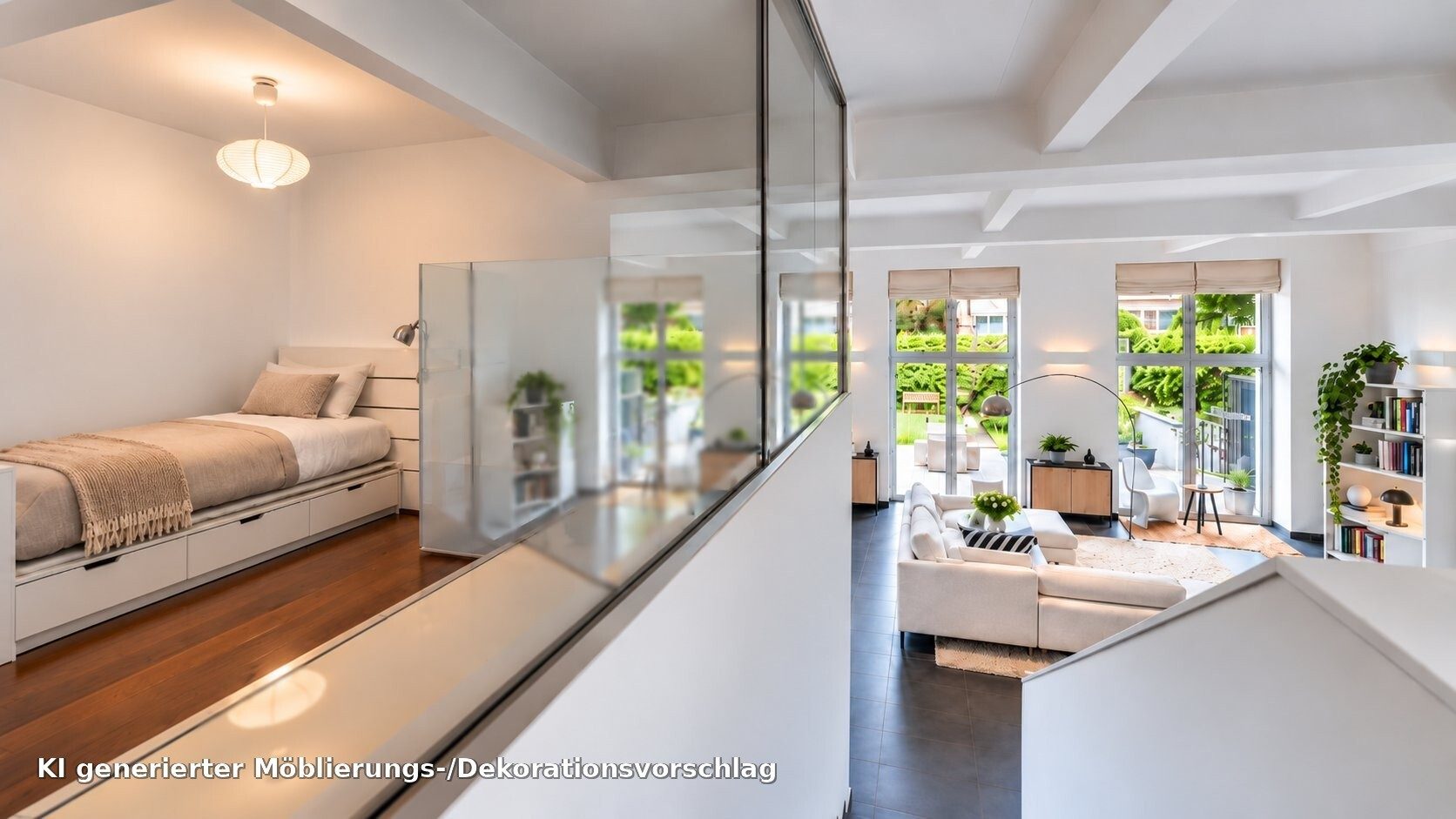 Böcker Wohnimmobilien - Immobilienangebot - Essen / Werden - Alle - Solitär in Essen-Werden: Exklusive Maisonette mit Loftcharakter und historischem Charme
