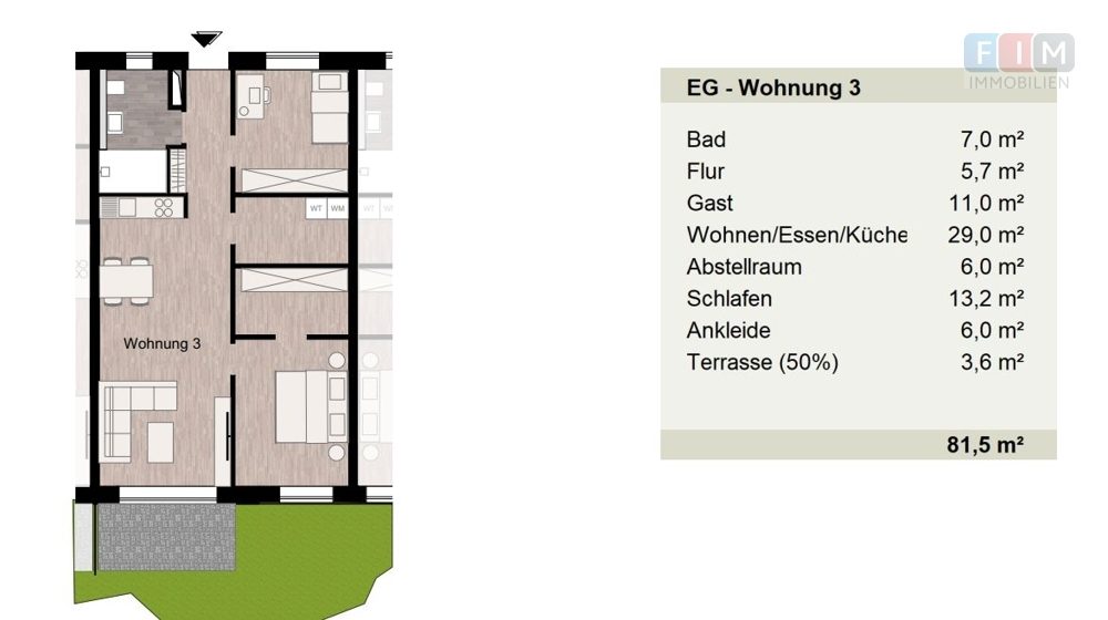 Immobilienangebot - Bersenbrück - Alle - Neubau - Mehrfamilienhaus mit ca. 1.155 qm Wohnfläche, Schlüsselfertig im Gesamtpaket und KfW - 40!