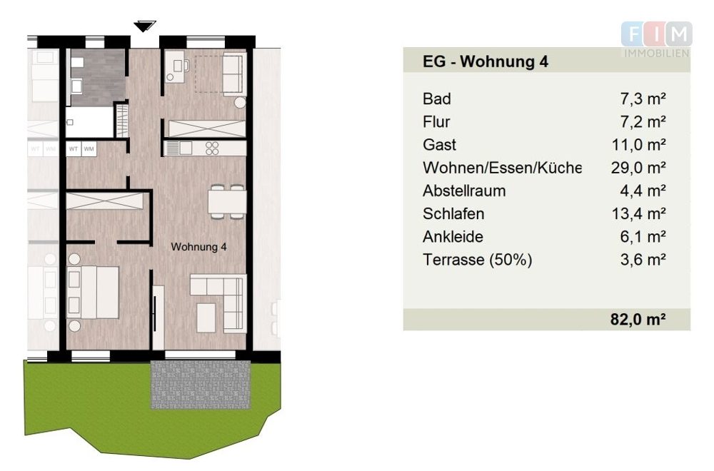Immobilienangebot - Bersenbrück - Alle - Neubau - Mehrfamilienhaus mit ca. 1.155 qm Wohnfläche, Schlüsselfertig im Gesamtpaket und KfW - 40!