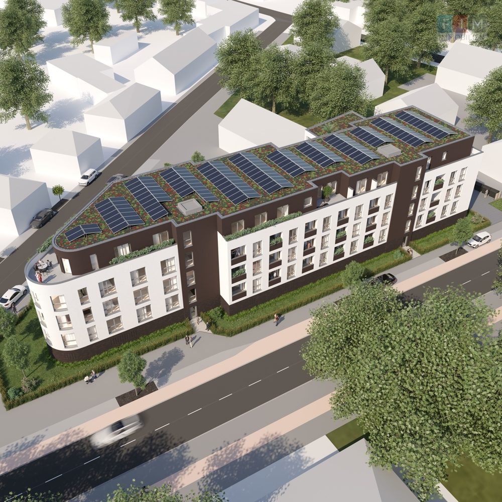 Immobilienangebot - Osnabrück / Eversburg - Alle - Nachhaltig & hochmodern: Exklusiver Neubau mit 45 Wohnungen nach neustem KFW 40 QNG Standard!