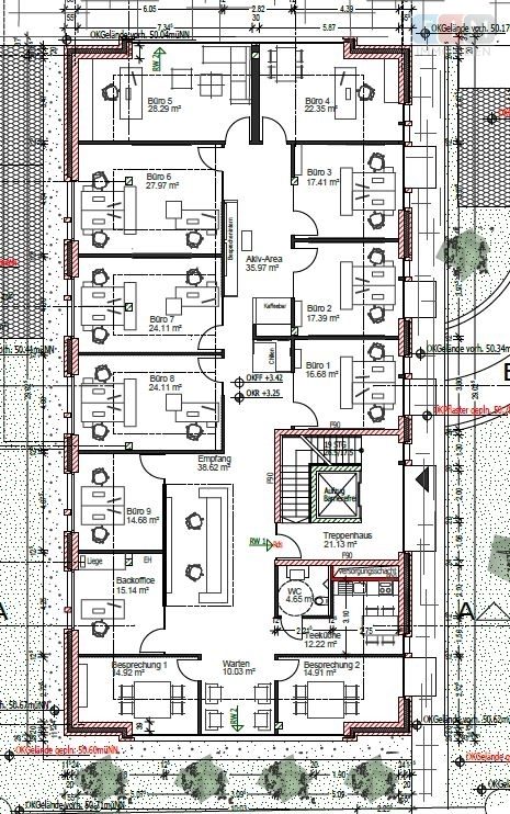 Immobilienangebot - Minden - Alle - Grundstück mit Baugenehmigung für ein Wohn- und Geschäftshaus mit einer Tiefgarage