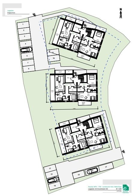 Immobilienangebot - Melle / Buer - Alle - Neubau - Mehrfamilienhaus mit ca. 940 qm Wohnfläche, Schlüsselfertig und KfW Förderung!