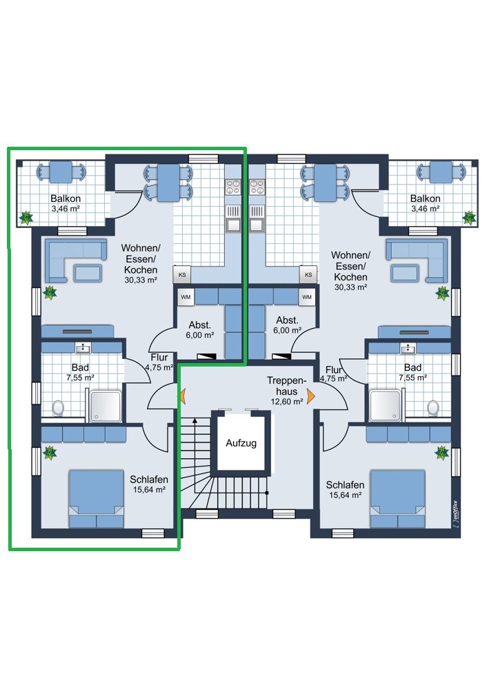 Immobilienangebot - Bad Oeynhausen - Alle - Jetzt KfW-Förderung sichern: Neubau Wohntraum in Innenstadtnähe!