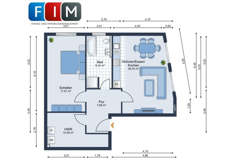 Immobilienangebot - Melle - Alle - Attraktive Lage imponiert mit idealer Wohnungsgröße - Kapitalanleger und Selbstnutzer aufgepasst!