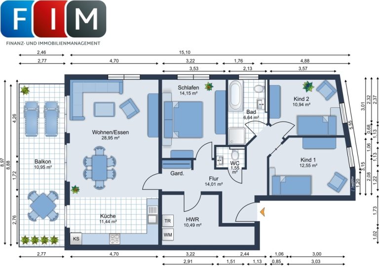 Immobilienangebot - Melle - Alle - Schlichte Eleganz trifft hohen Wohnkomfort - Attraktive Eigentumswohnung in idealer Lage