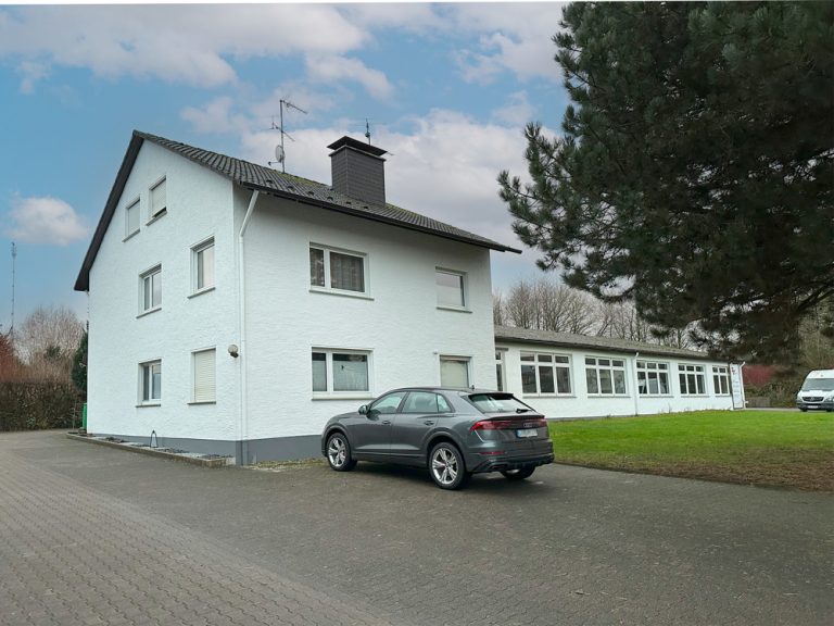 Immobilienangebot - Barntrup - Alle - IST-Faktor unter 10! Vierfamilienhaus + Büro + großer Gewerbehalle, voll vermietet, inkl. PV-Anlage!