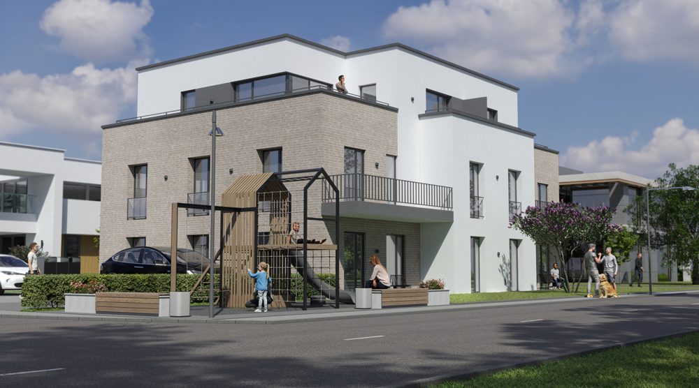 Immobilienangebot - Münster - Alle - Klimafreundlicher Neubau - Hier entstehen acht tolle Eigentumswohnungen - Schlüsselfertig!