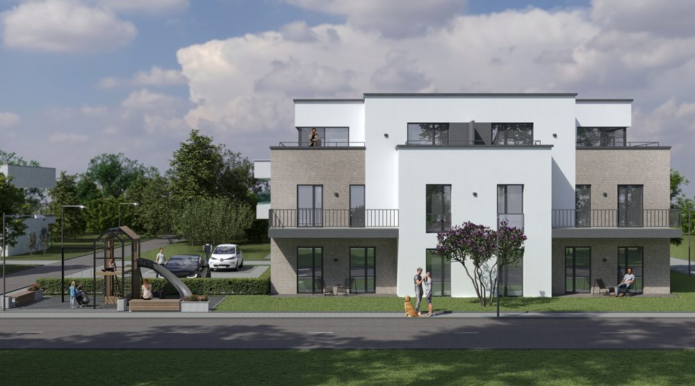 Immobilienangebot - Münster - Alle - Klimafreundlicher Neubau - Hier entstehen acht tolle Eigentumswohnungen - Schlüsselfertig!