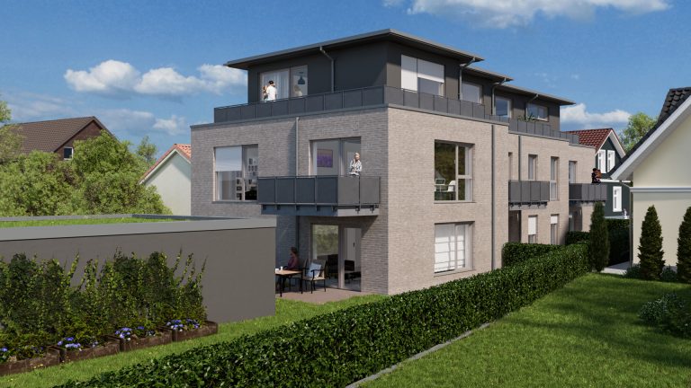 Immobilienangebot - Melle - Alle - Eleganz und Qualität vereint: Exklusive 2-Zimmer-Wohnung im Herzen der Wohnanlage