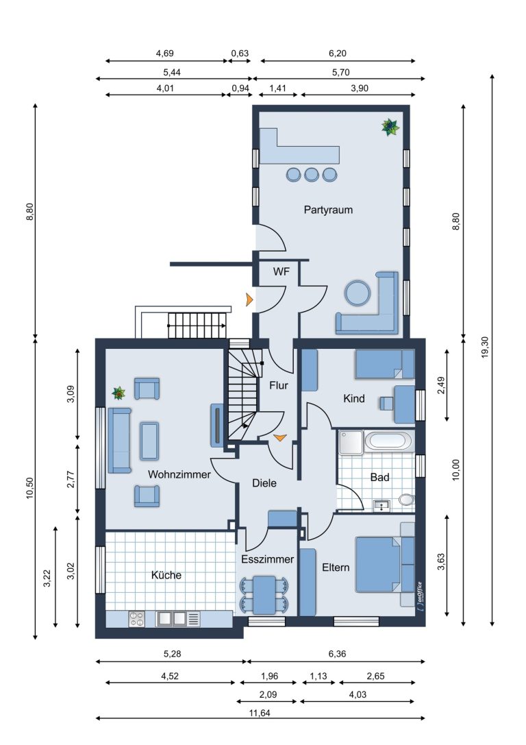 Immobilienangebot - Lage - Alle - Saniertes und geräumiges Ein-/ Zweifamilienhaus in charmanter Wohnlage
