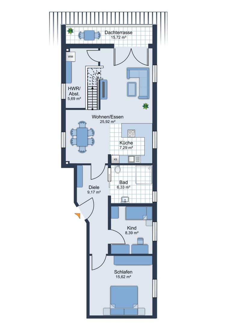 Immobilienangebot - Melle - Alle - Exklusives Wohnerlebnis – Vier-Zimmer-Penthouse im Herzen von Melle-Mitte