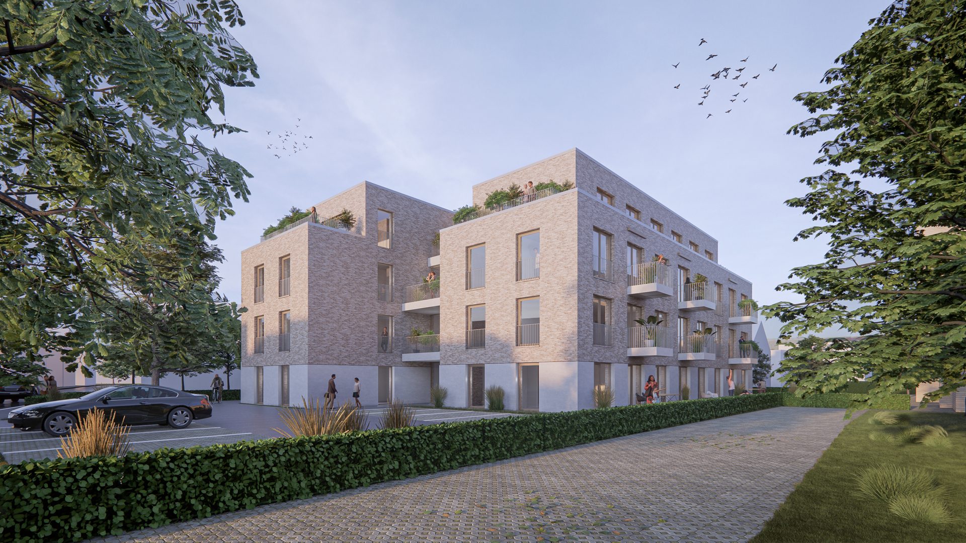 Immobilienangebot - Melle - Alle - Neubau Zwei-Zimmer-Wohnung mit optimaler Grundrissausnutzung in Melle