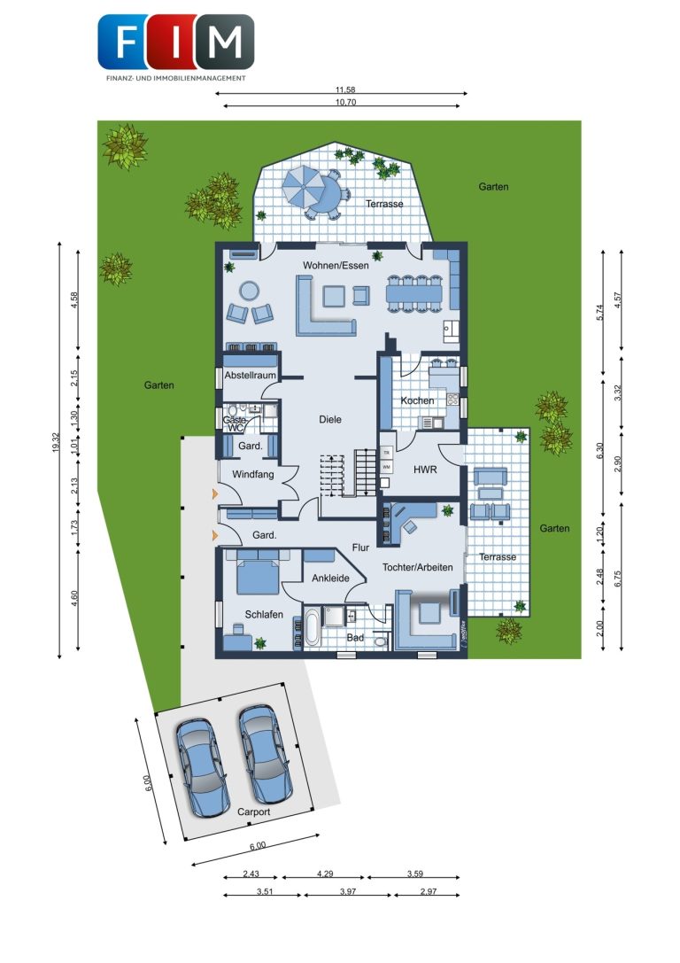 Immobilienangebot - Melle - Alle - Modern, durchdacht, einzigartig - kernsaniertes Einfamilienhaus mit Einliegerwohnung in ruhiger Lage