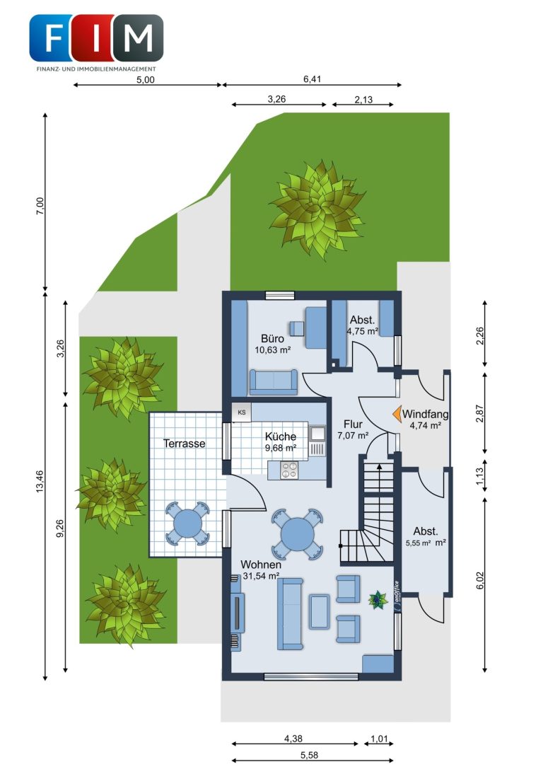 Immobilienangebot - Melle / Eicken-Bruche - Alle - Zukunftsorientiertes Wohnen: Einfamilienhaus in Passivhausbauweise mit offenem Raumkonzept in Melle