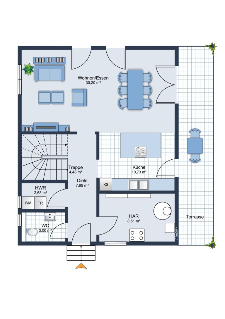 Immobilienangebot - Melle - Alle - Stilvoll wohnen in Melle-Gesmold:
Modernes Einfamilienhaus mit Herz und Charakter