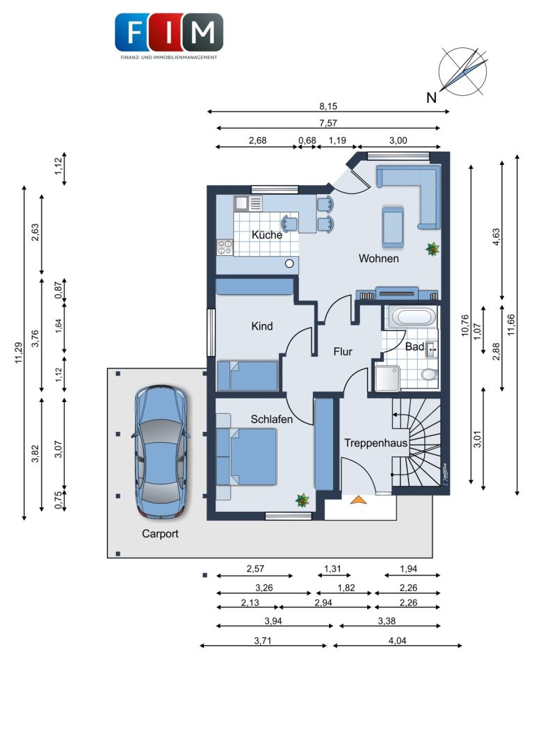 Immobilienangebot - Melle / Westerhausen - Alle - Voll vermietet – Doppelhaushälfte in Melle / Westerhausen mit stabilen Mieteinnahmen