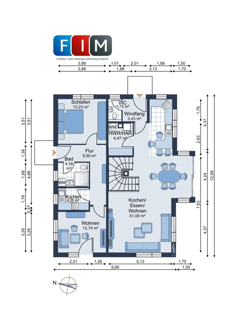 Immobilienangebot - Lübbecke - Alle - Zwei unter einem Dach - Einfamilienhaus mit Einliegerwohnung in Lübbecke