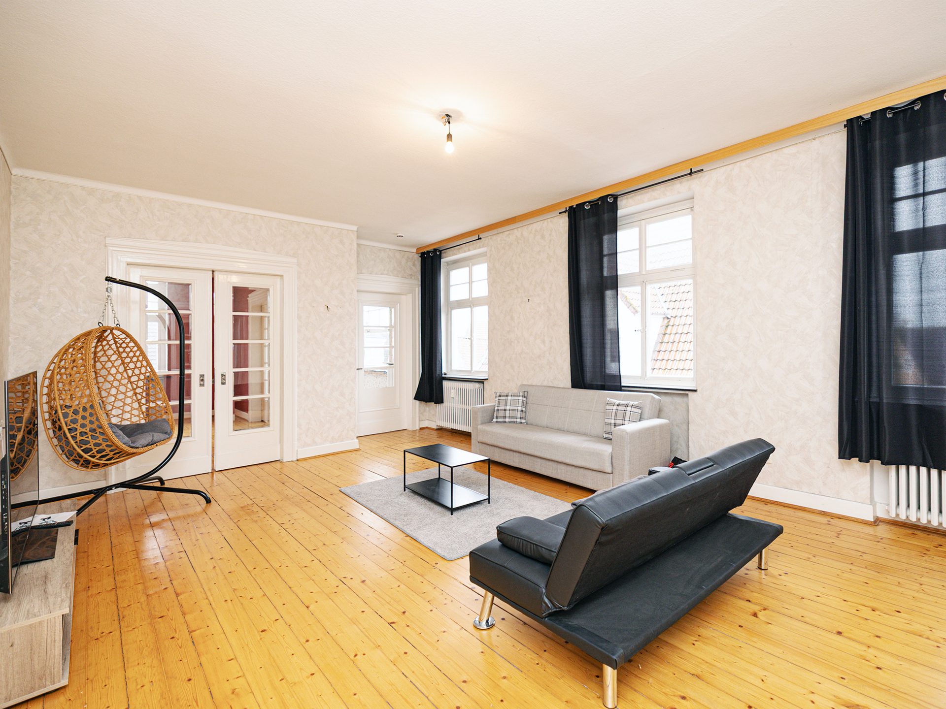 Immobilienangebot - Bad Salzuflen - Alle - Preis reduziert: Altbaujuwel mit Balkon – stilvolles Wohnen im Herzen von Bad Salzuflen