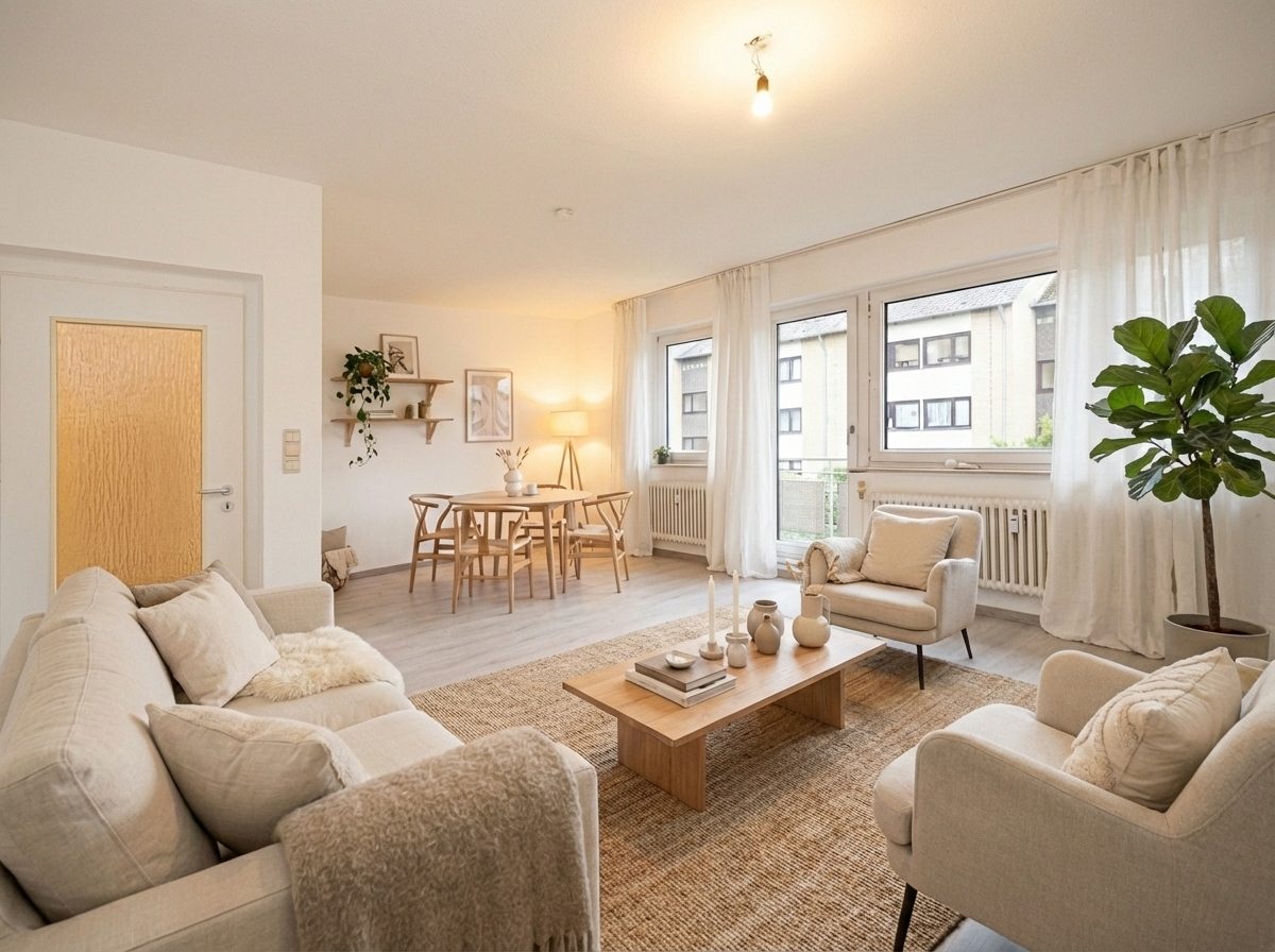 Immobilienangebot - Osnabrück - Alle - Jetzt investieren - Leerstehende Drei-Zimmer-Eigentumswohnung in Osnabrück