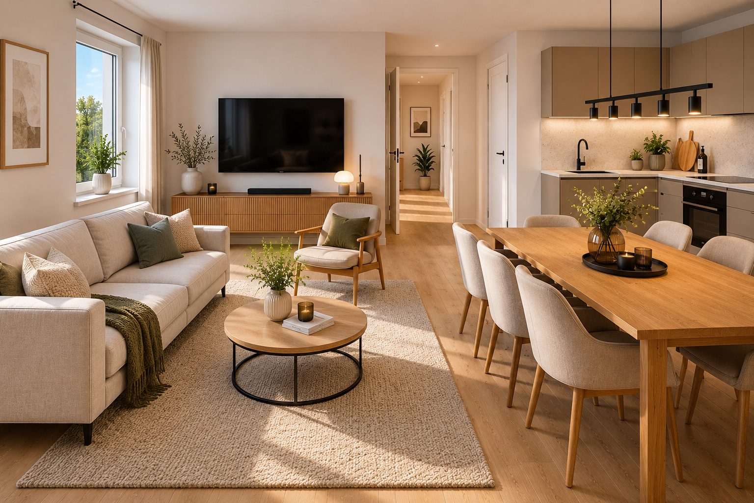 Immobilienangebot - Dissen am Teutoburger Wald - Alle - Zeitgemäß wohnen in Dissen: Neubauwohnung mit Terrasse und nachhaltigem Energiekonzept