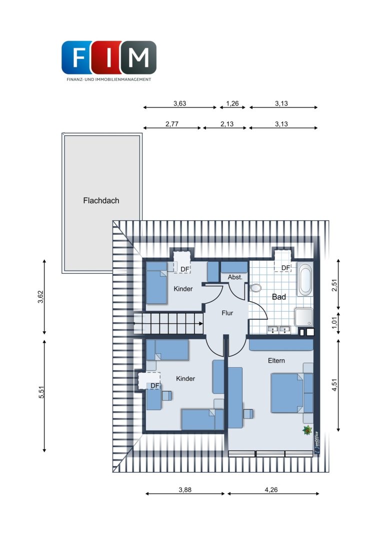 Immobilienangebot - Osnabrück - Alle - Charmante Doppelhaushälfte in Osnabrück-Eversburg: Sackgassenlage, Kamin und Garage