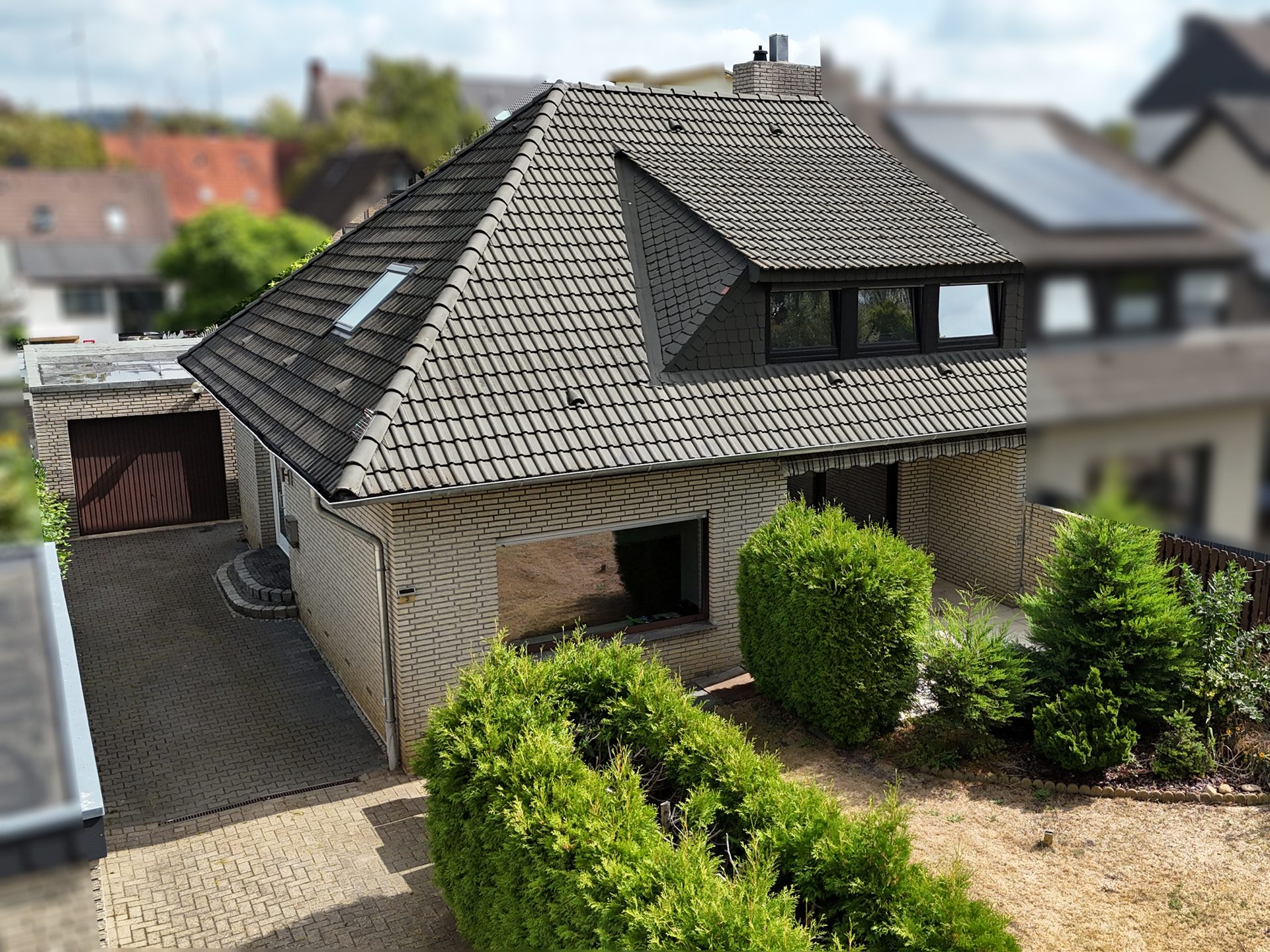 Immobilienangebot - Osnabrück - Alle - Charmante Doppelhaushälfte in Osnabrück-Eversburg: Sackgassenlage, Kamin und Garage