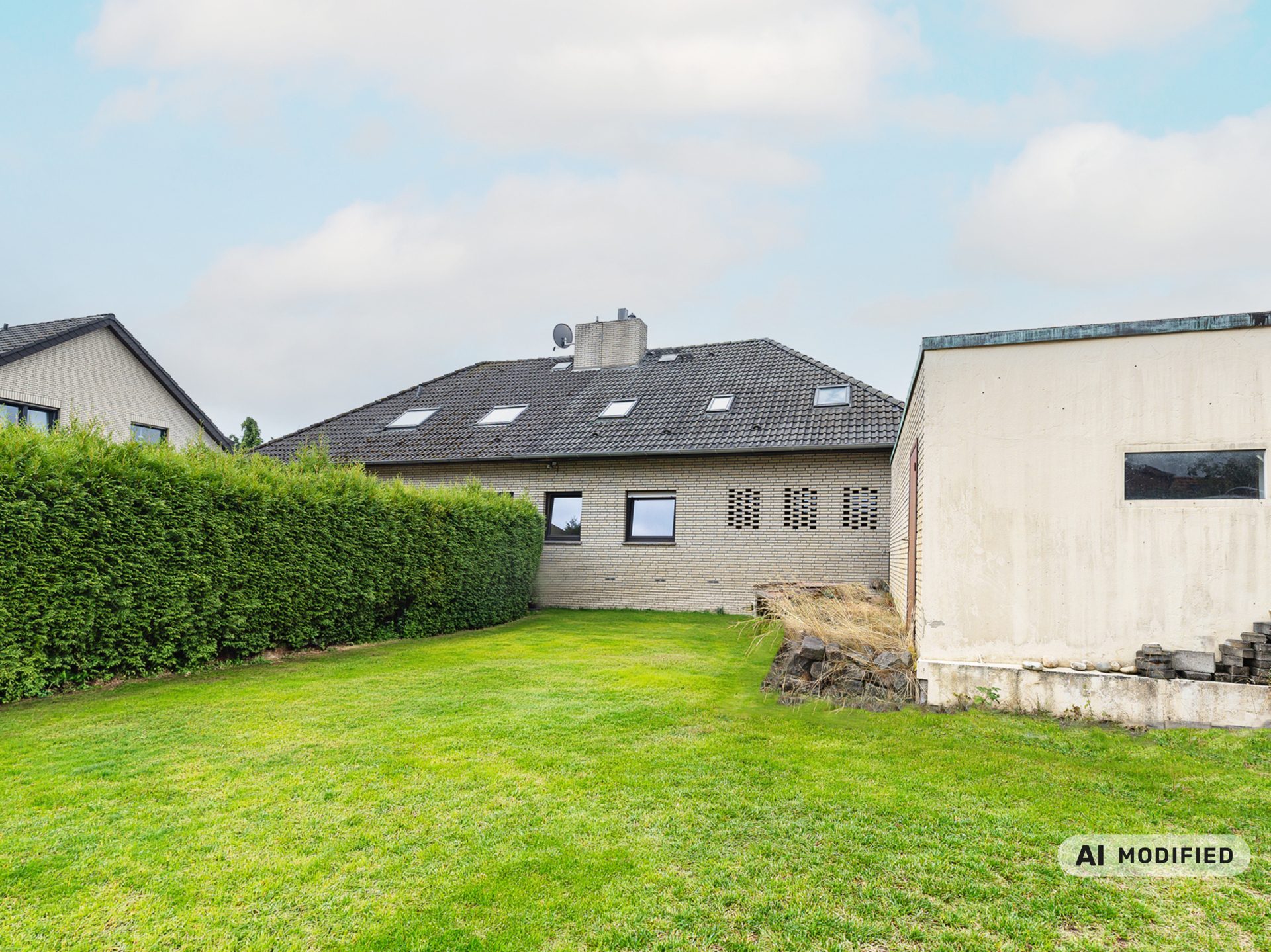 Immobilienangebot - Osnabrück - Alle - Charmante Doppelhaushälfte in Osnabrück-Eversburg: Sackgassenlage, Kamin und Garage